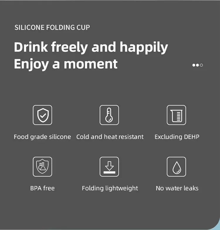 Silicone Folding cup gallery 1