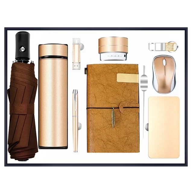 "1. 304 stainless metal bottle without temperature display Gift Set gallery 3