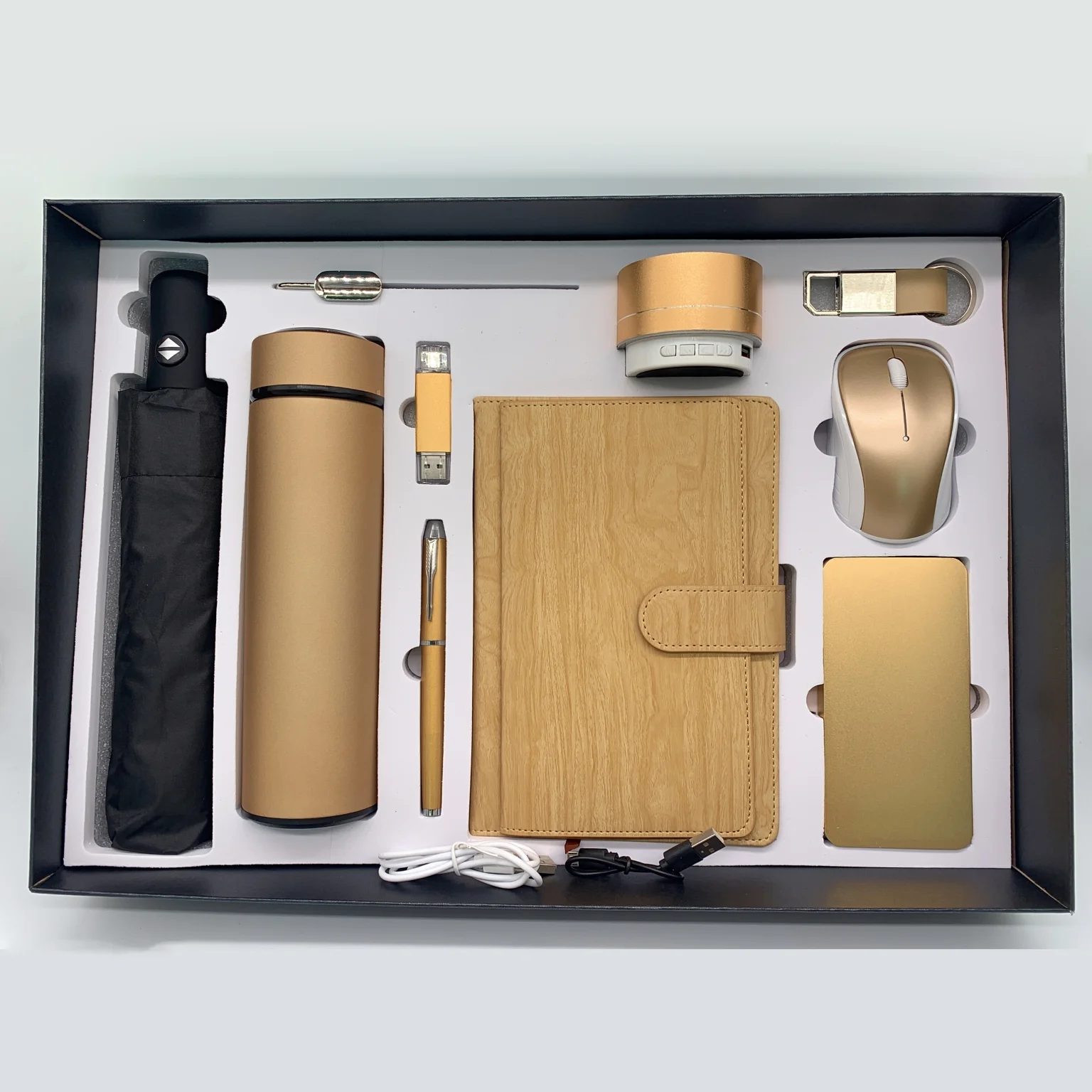 Premium Corporate Gift Set with Umbrella, Tech Accessories & Stationery gallery 4
