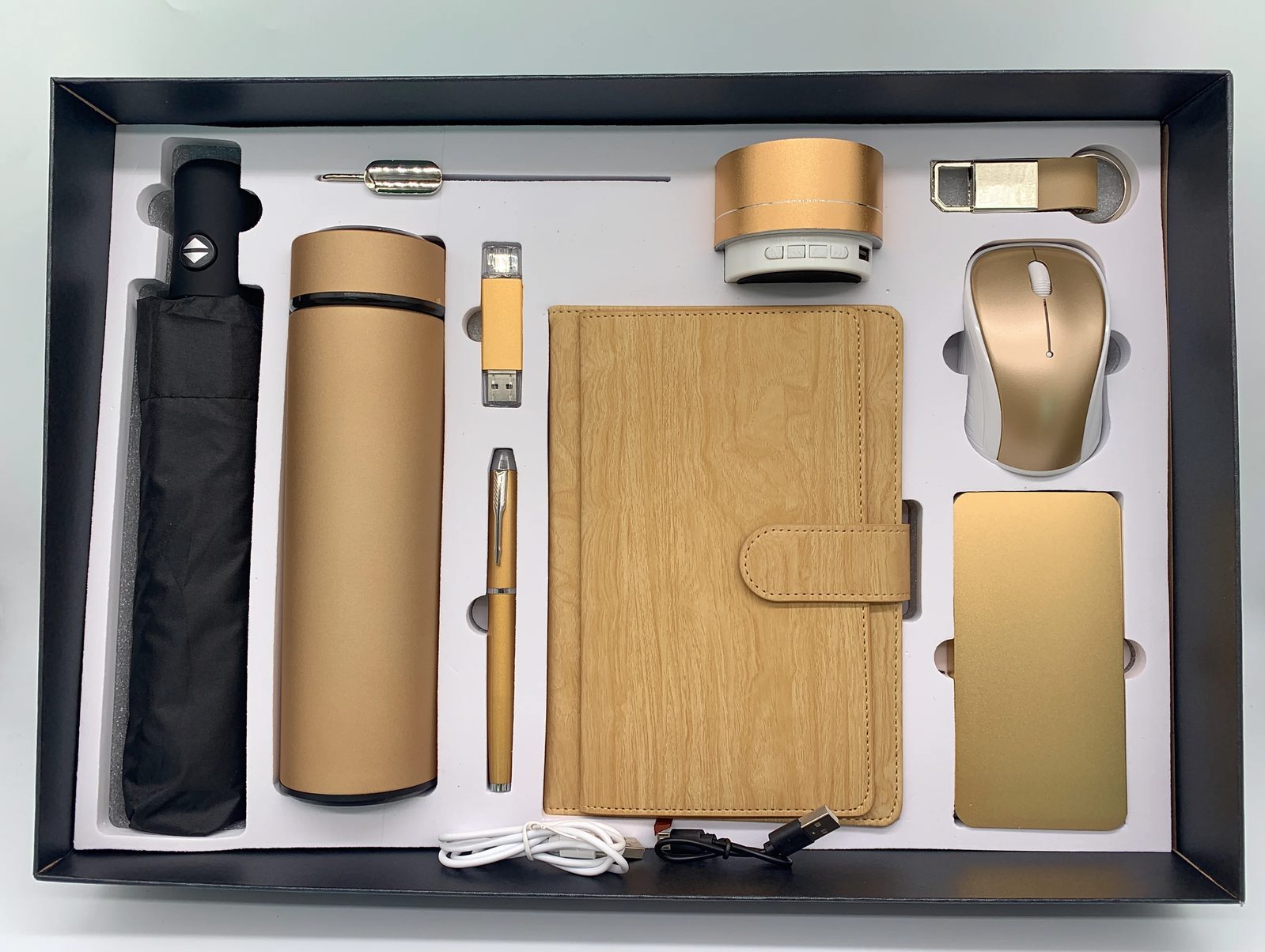 Premium Corporate Gift Set with Umbrella, Tech Accessories & Stationery gallery 5