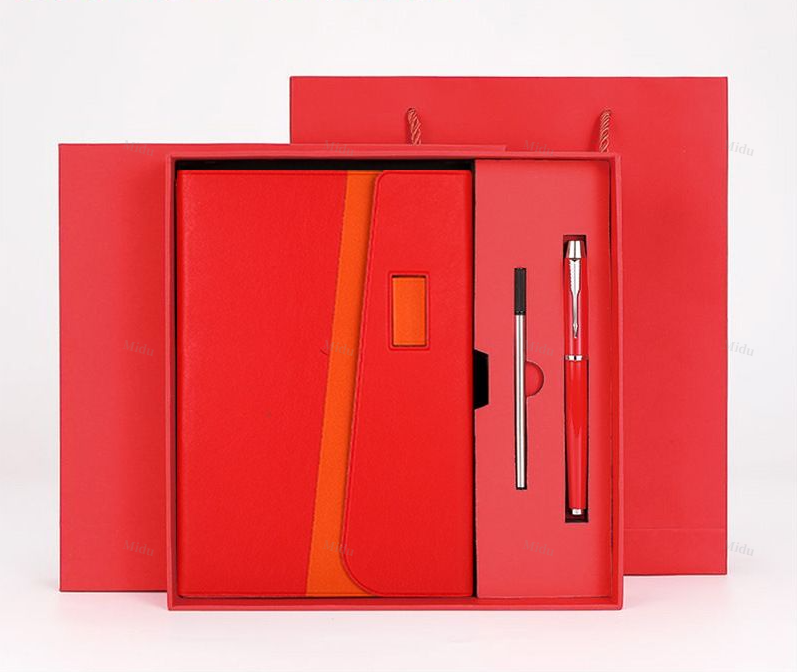 A5 3-folds loose-leaf notebook Gift Set