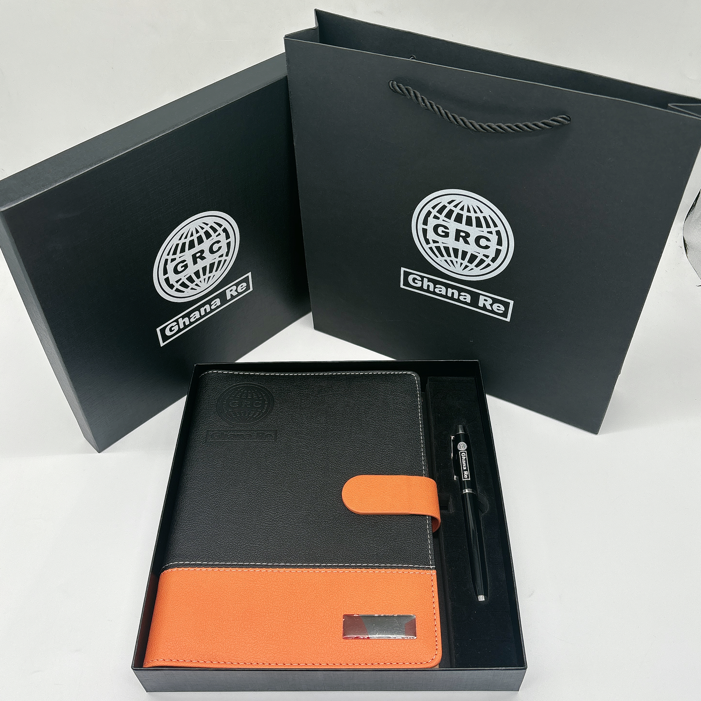 A5 Loose-Leaf Notebook and Metal Pen Gift Set