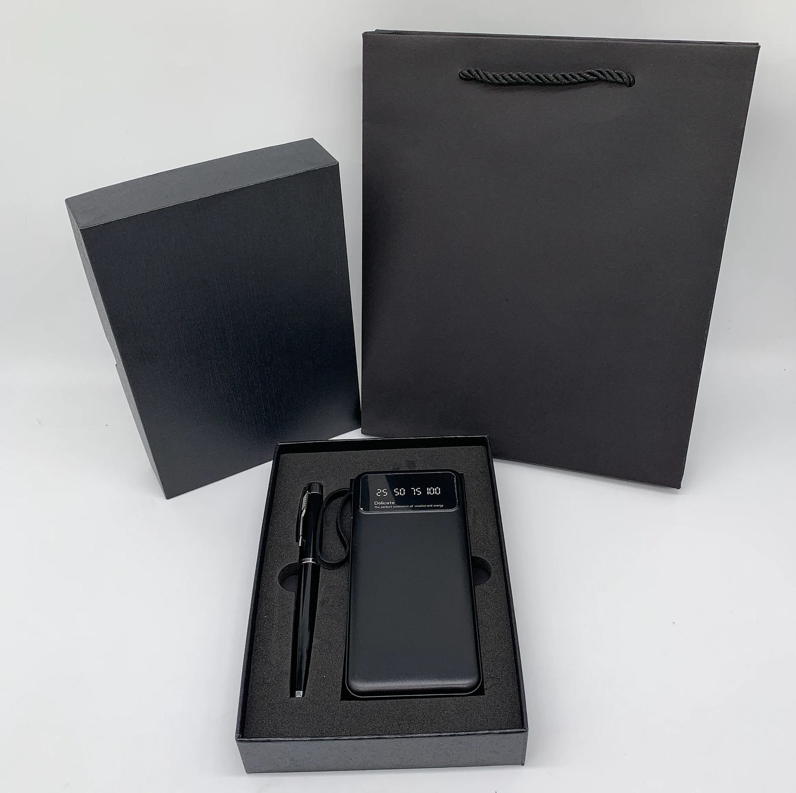 10,000mAh Power Bank and Metal Pen Corporate Gift Set