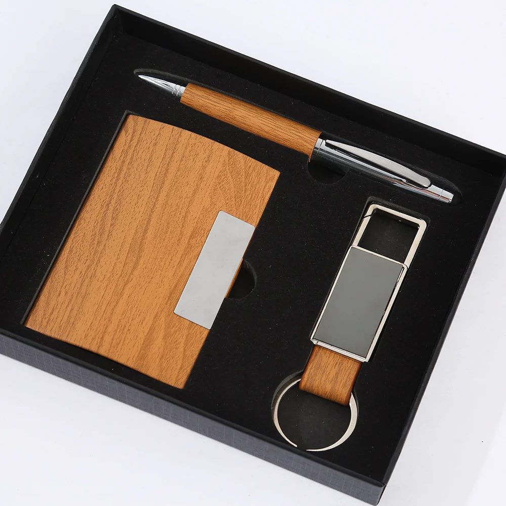 Bamboo keychain Gift Set gallery 3