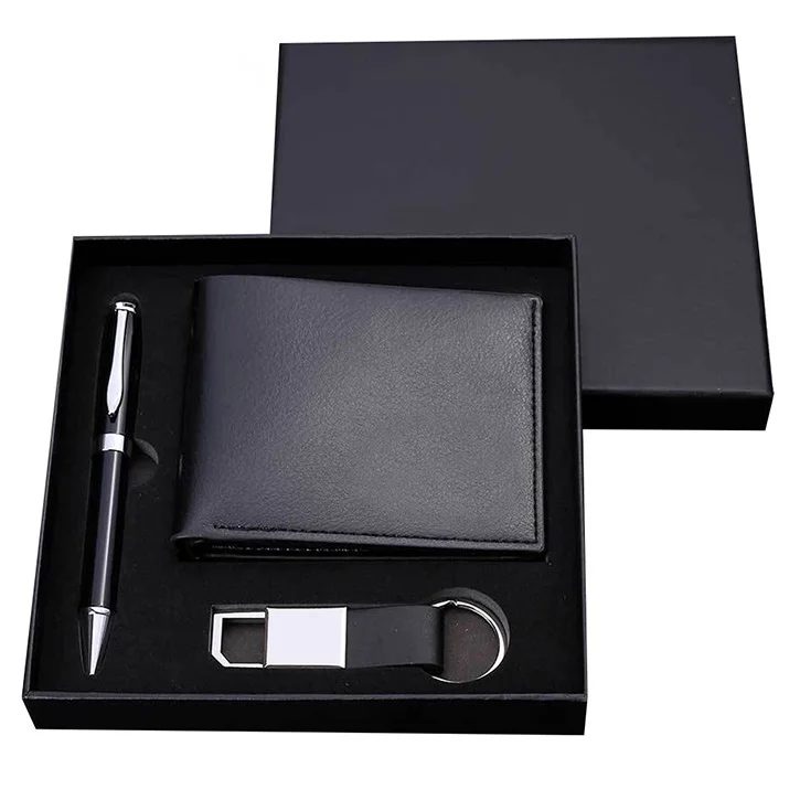 PU Wallet, Keychain and Metal Pen Corporate Gift Set gallery 2