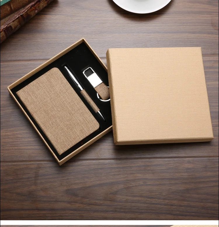 A7 Notebook, Pen and Keychain Gift Set gallery 2
