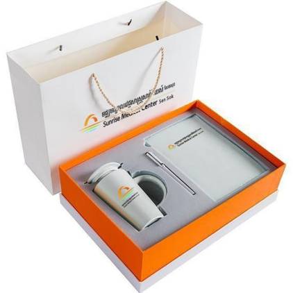 Ceramic Cup and Metal Pen Gift Set