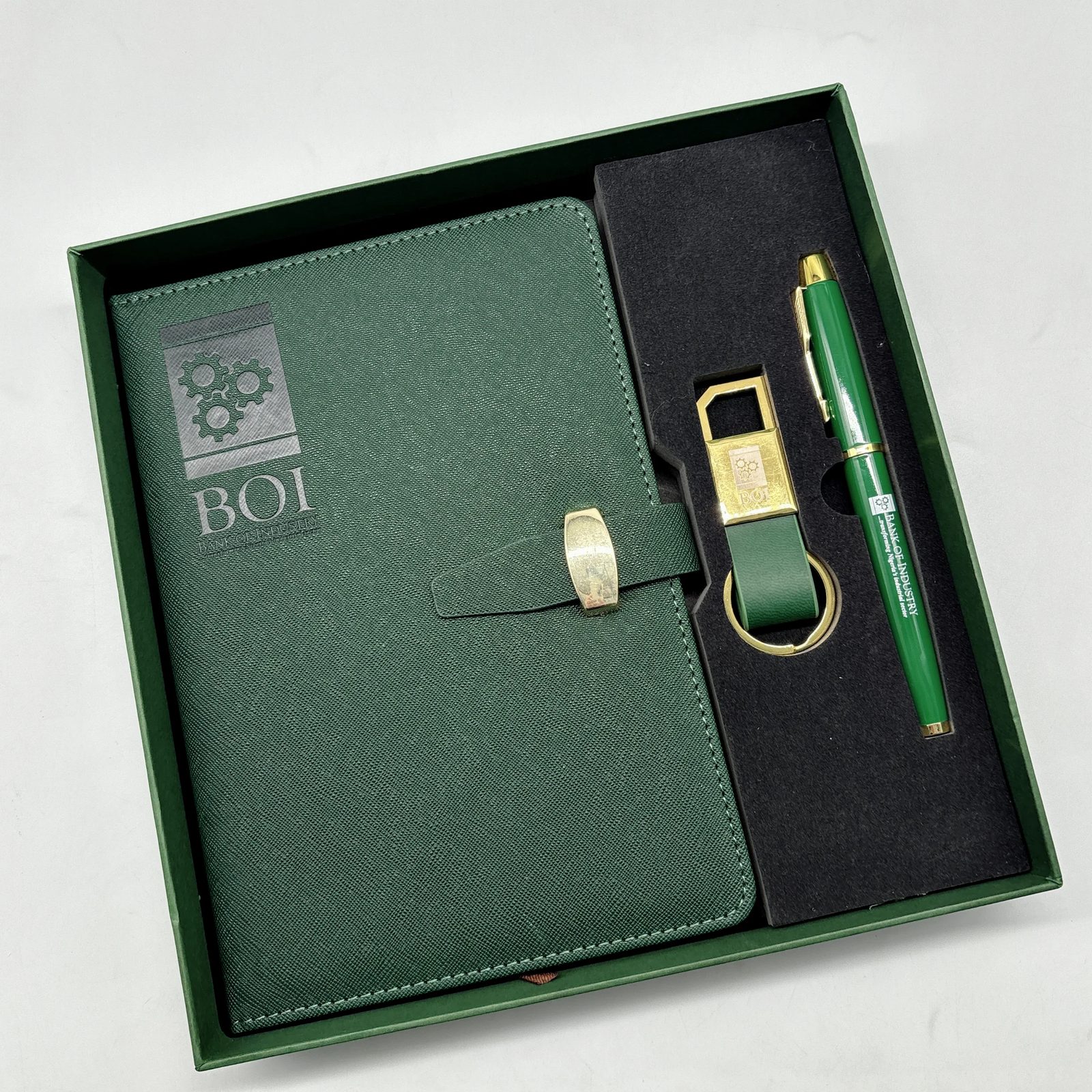 A5 Perfect Binding, Metal Pen and Keychain Gift Set gallery 4