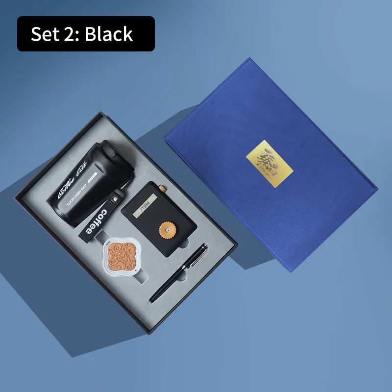 Corporate Coffee Gift Set with Mug, Power Bank, Pen & Aroma Stone