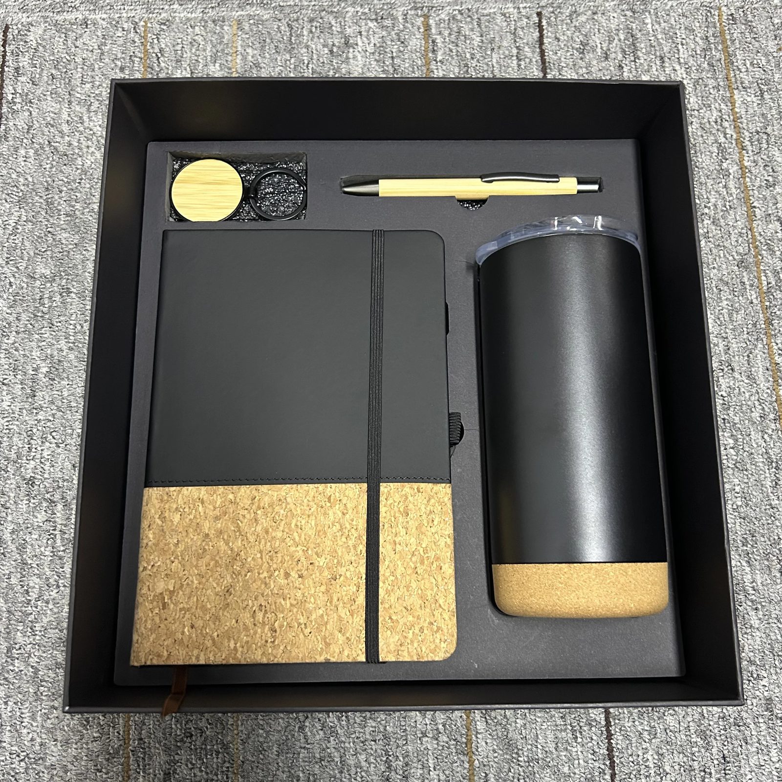 A5 Notebook, 304 Stainless Steel Coffee Mug, Keychain and Pen Gift Set gallery 3