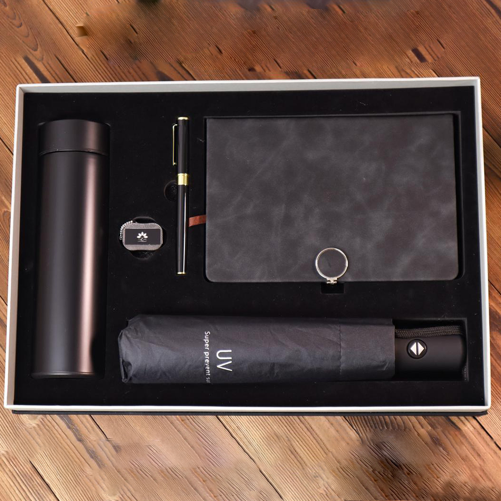 304 Stainless Steel Bottle & Corporate Gift Set with Encrypted USB Drive