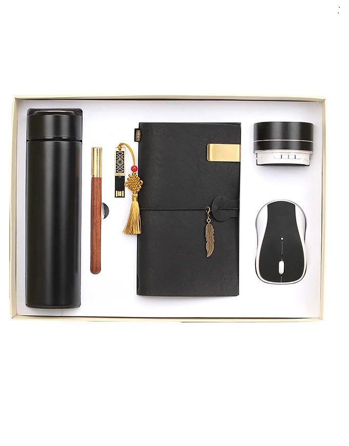 Premium 6-Piece Corporate Gift Set with Stainless Steel Bottle, 16GB USB Drive & Bluetooth Speaker gallery 1