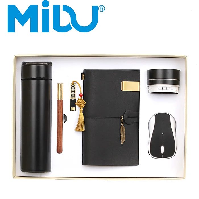 Premium 6-Piece Corporate Gift Set with Stainless Steel Bottle, 16GB USB Drive & Bluetooth Speaker gallery 3