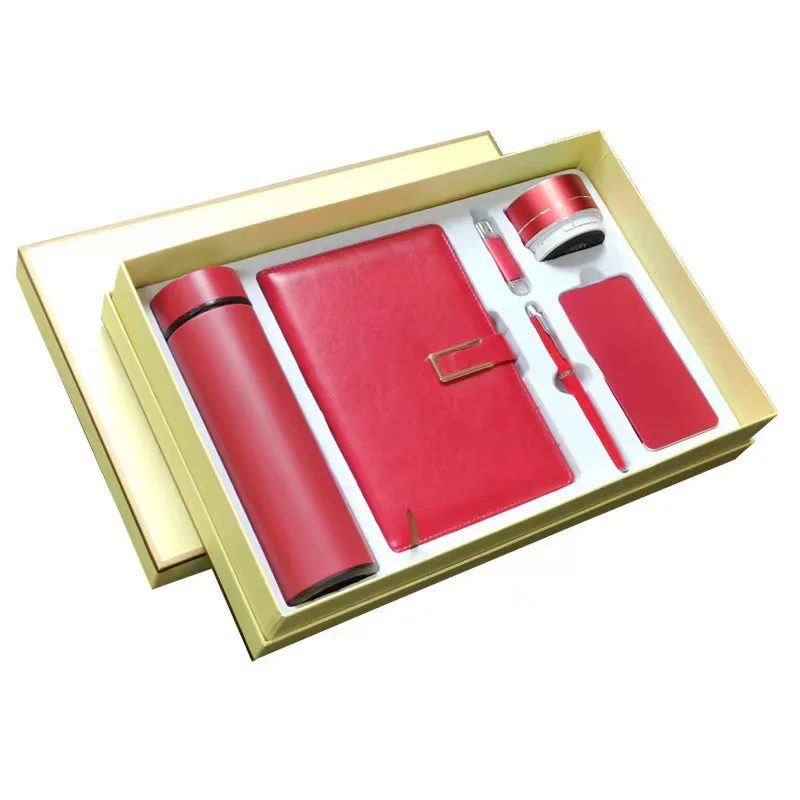 Premium 6-in-1 Corporate Gift Set with Stainless Steel Bottle, Power Bank & Wireless Speaker gallery 1