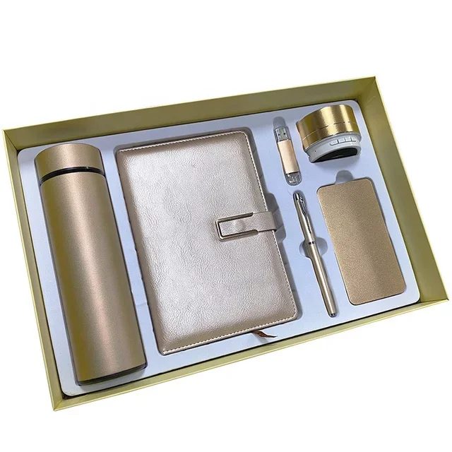 Premium 6-in-1 Corporate Gift Set with Stainless Steel Bottle, Power Bank & Wireless Speaker gallery 3