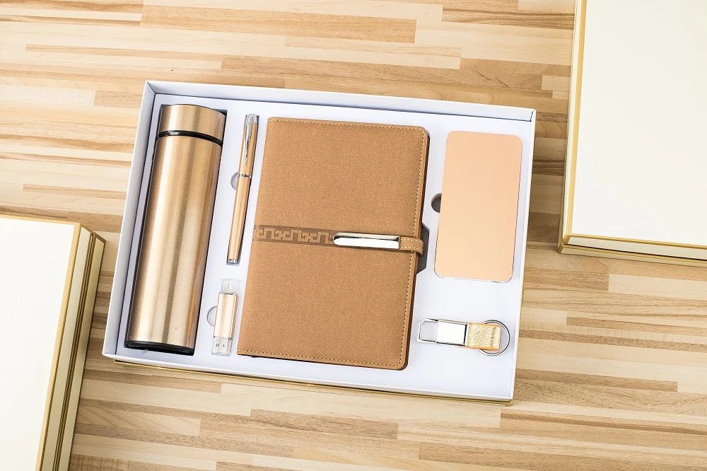 Custom Corporate Gift Set with Stainless Steel Bottle, Power Bank & Notebook gallery 2