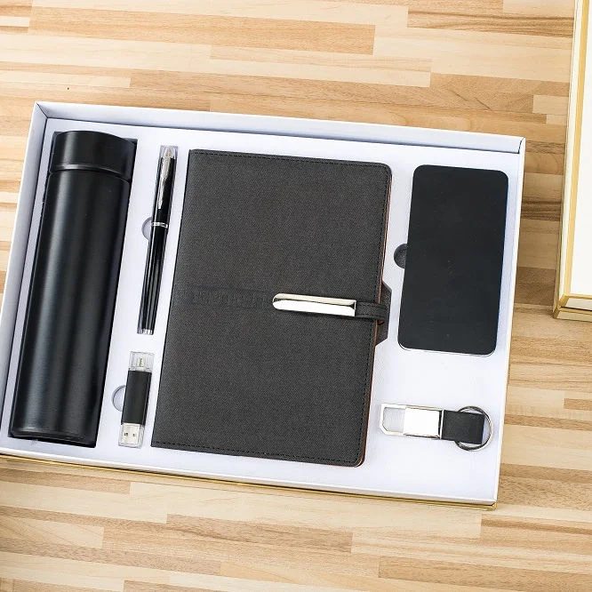 Custom Corporate Gift Set with Stainless Steel Bottle, Power Bank & Notebook gallery 4