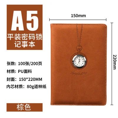 A5 Notebook with Clock – Novelty Promotional Gift gallery 2