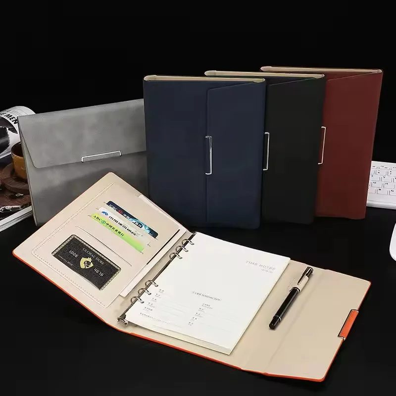 A5 PU Leather Loose-Leaf Notebook – Custom Promotional Gift gallery 4