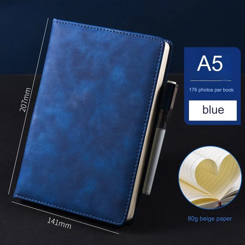 Custom PU Leather A5 Notebook with 80g Wood-Free Paper gallery 1