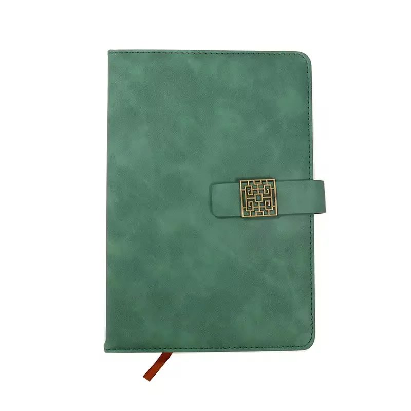 Custom PU Leather A5 Notebook with Window Buckle gallery 2