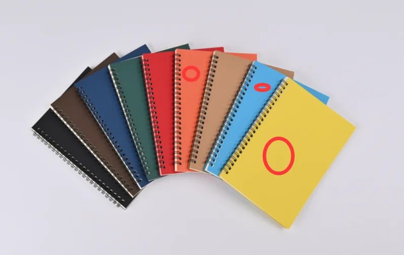 Metal spiral notebook