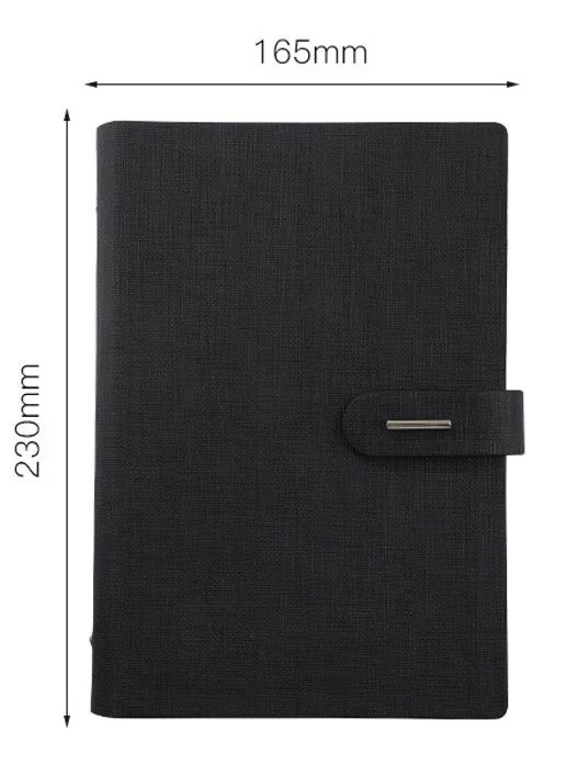 A5 Loose-Leaf Notebook with Leather-Look Cover gallery 1