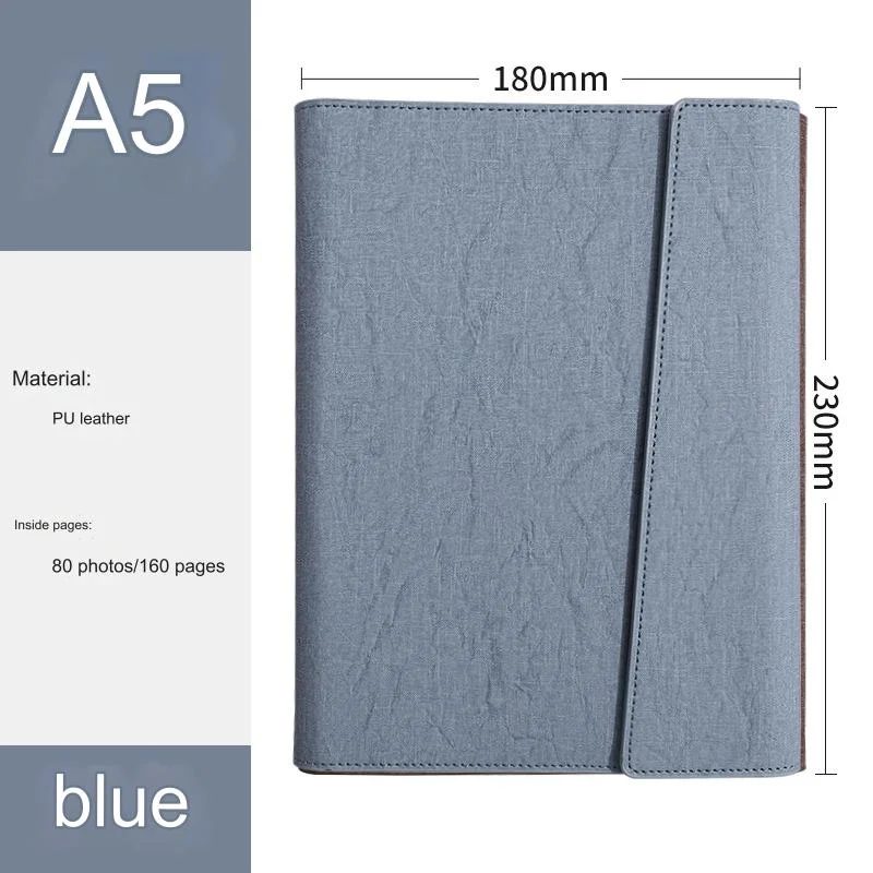 Loose-Leaf Inner Pages with 3 Folds – A5 Refill Paper for Custom Promotional Gifts
