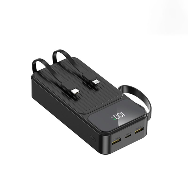 Built-in TYPE-C cable, fast charging