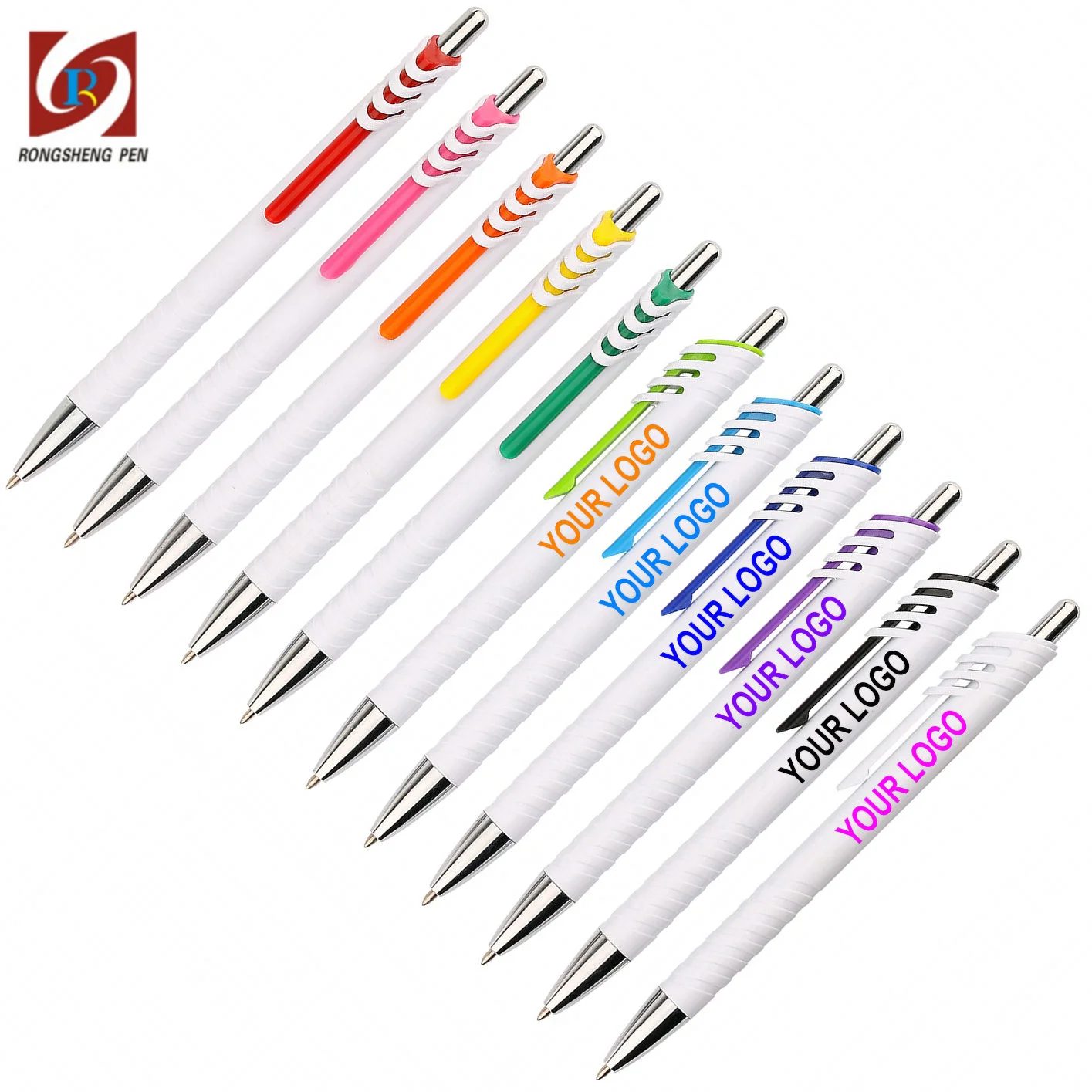 Metallic ball pen with 1.0 black or blue ink gallery 2