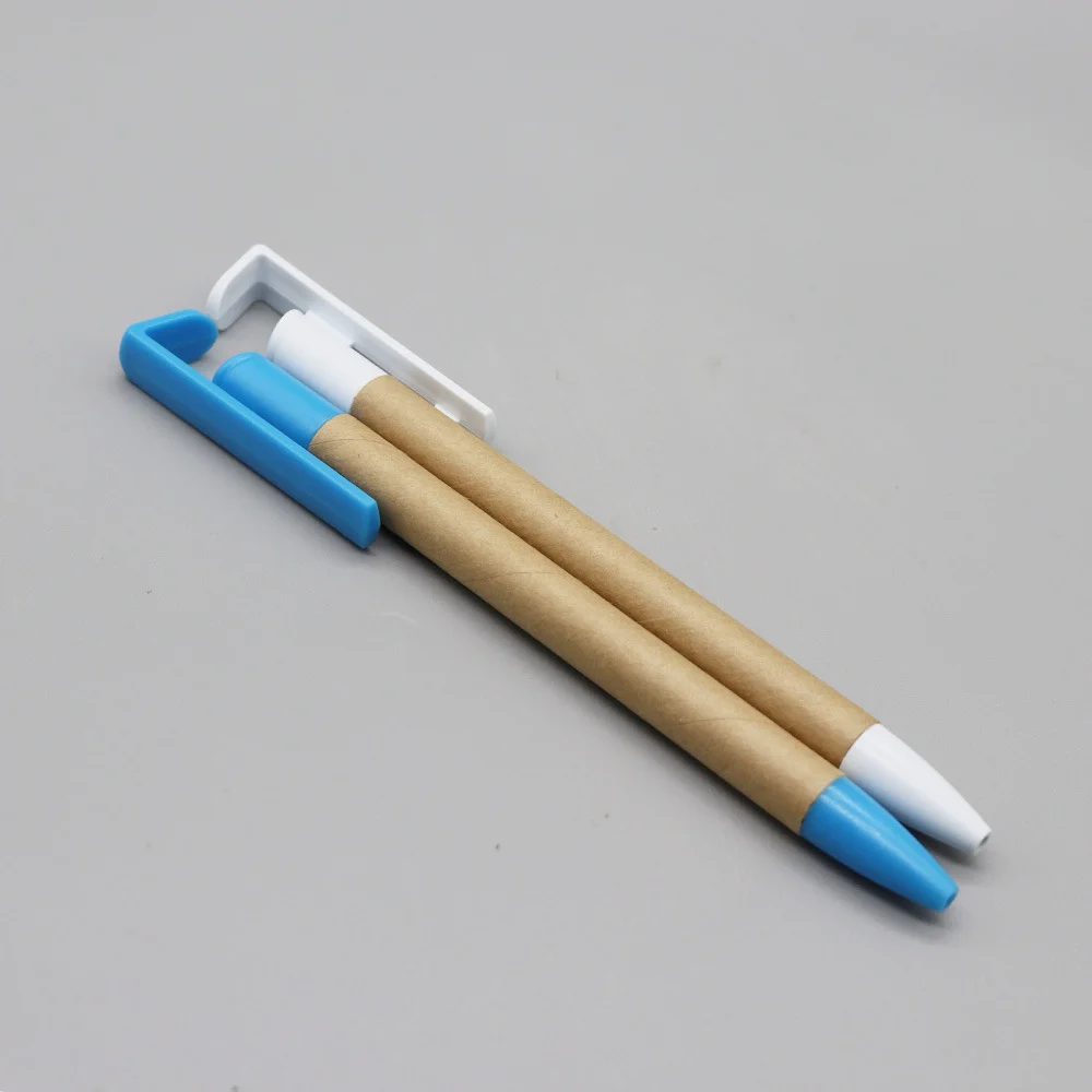 paper retractable ball pen with phone holder gallery 4