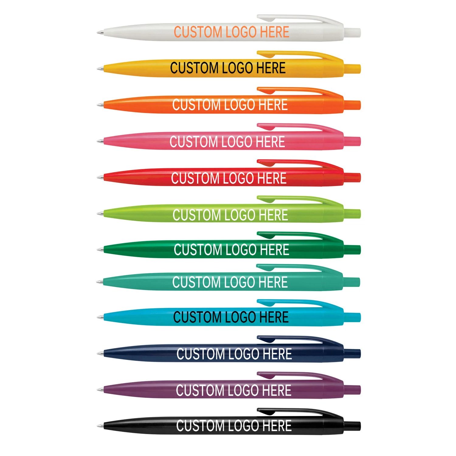 Solid ball pen with 1.0 black or blue ink