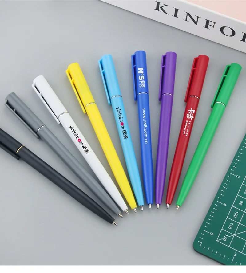 Plastic Twist Ball PEN（ Black and White have stock） gallery 3