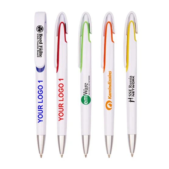 cheap wide clip retractable ball pen gallery 5
