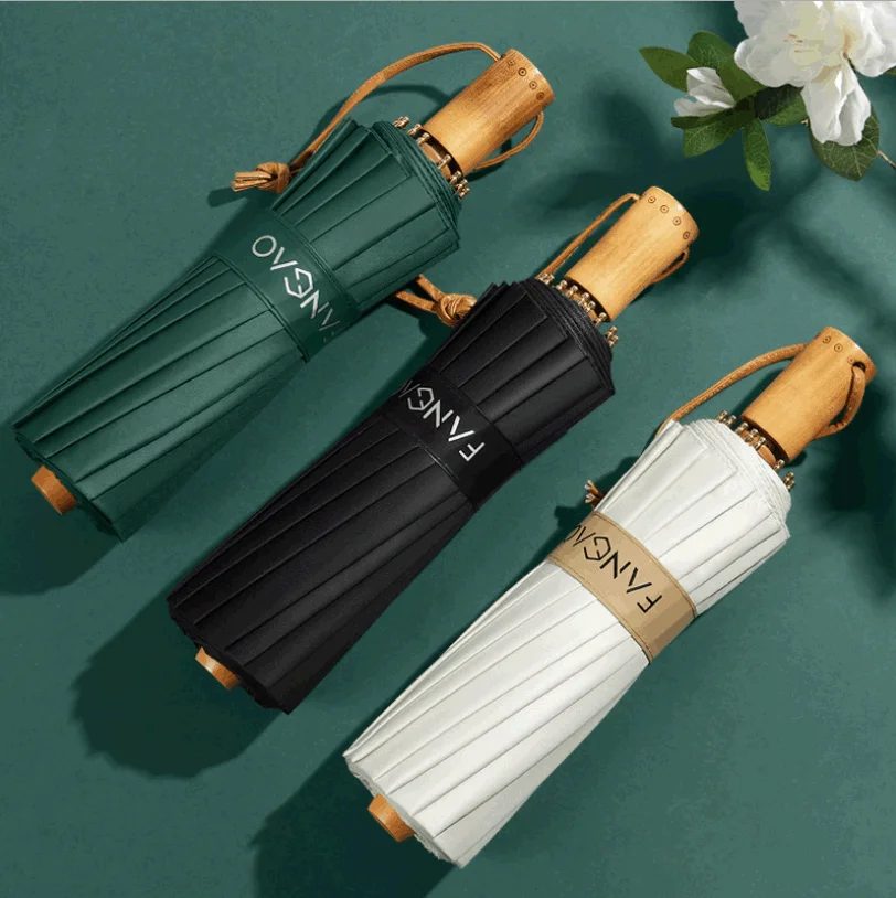 Umbrella Fabric: Thickened colored rubberized fabric