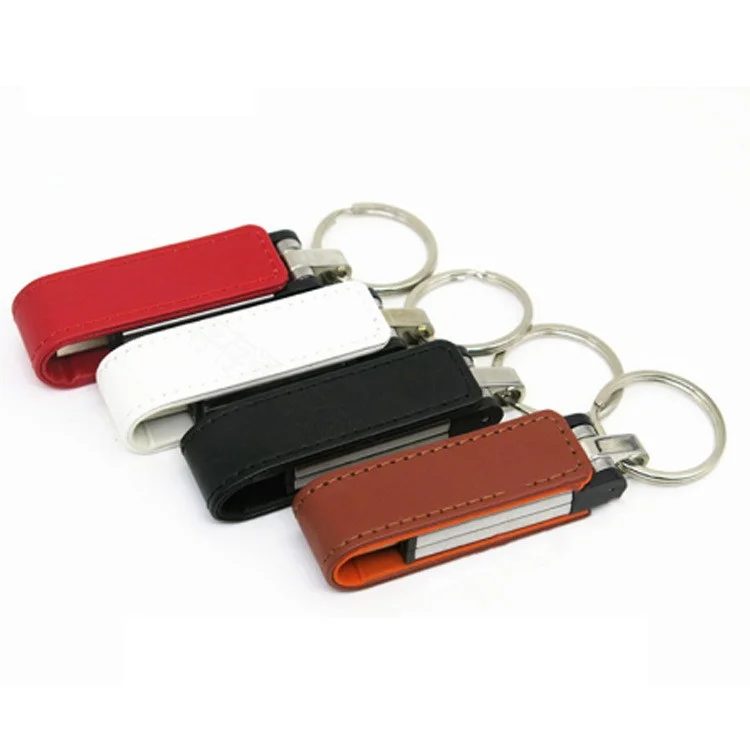 PU leather U flash drive