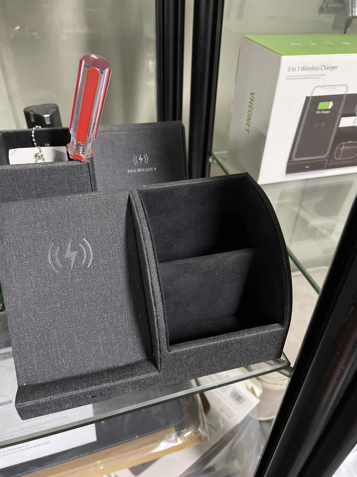 wireless charger pen holder 15W gallery 1