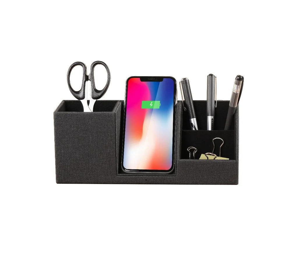 Wireless charger pen holder 15W